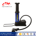 Fashion bicycle air pump with pressure gauge/best factory cheap mini bicycle pump/OEM service hand pump